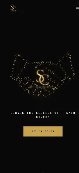 SoCal Home Buyers YYC website homepage on mobile